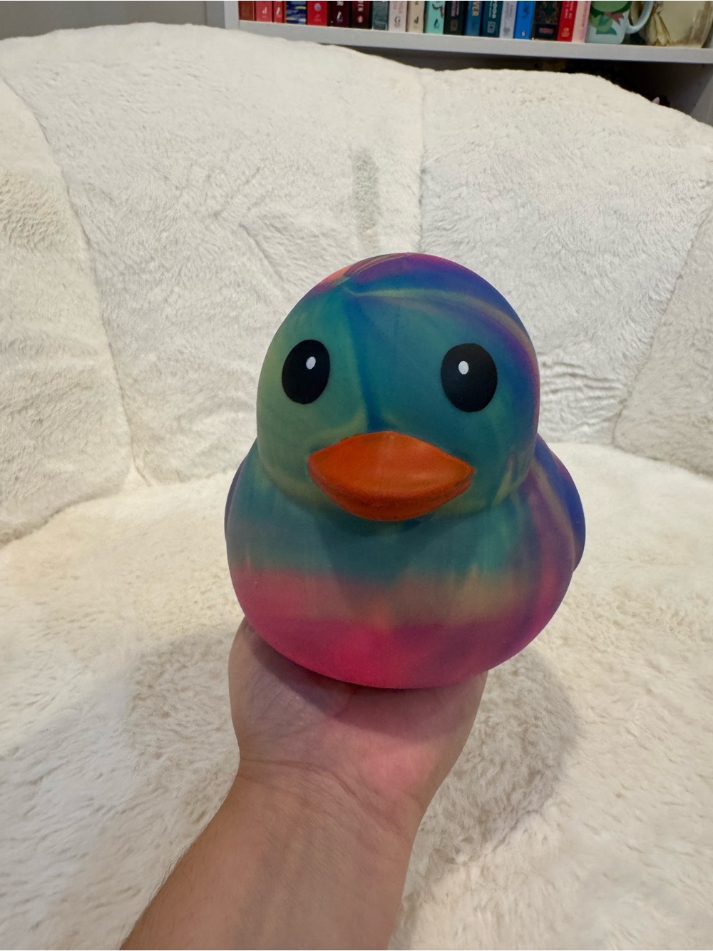Multicolor Rubber Duck Squeezy